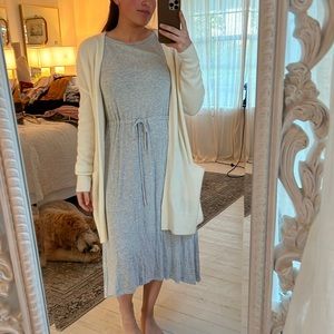 Lou and grey sleeveless grey dress